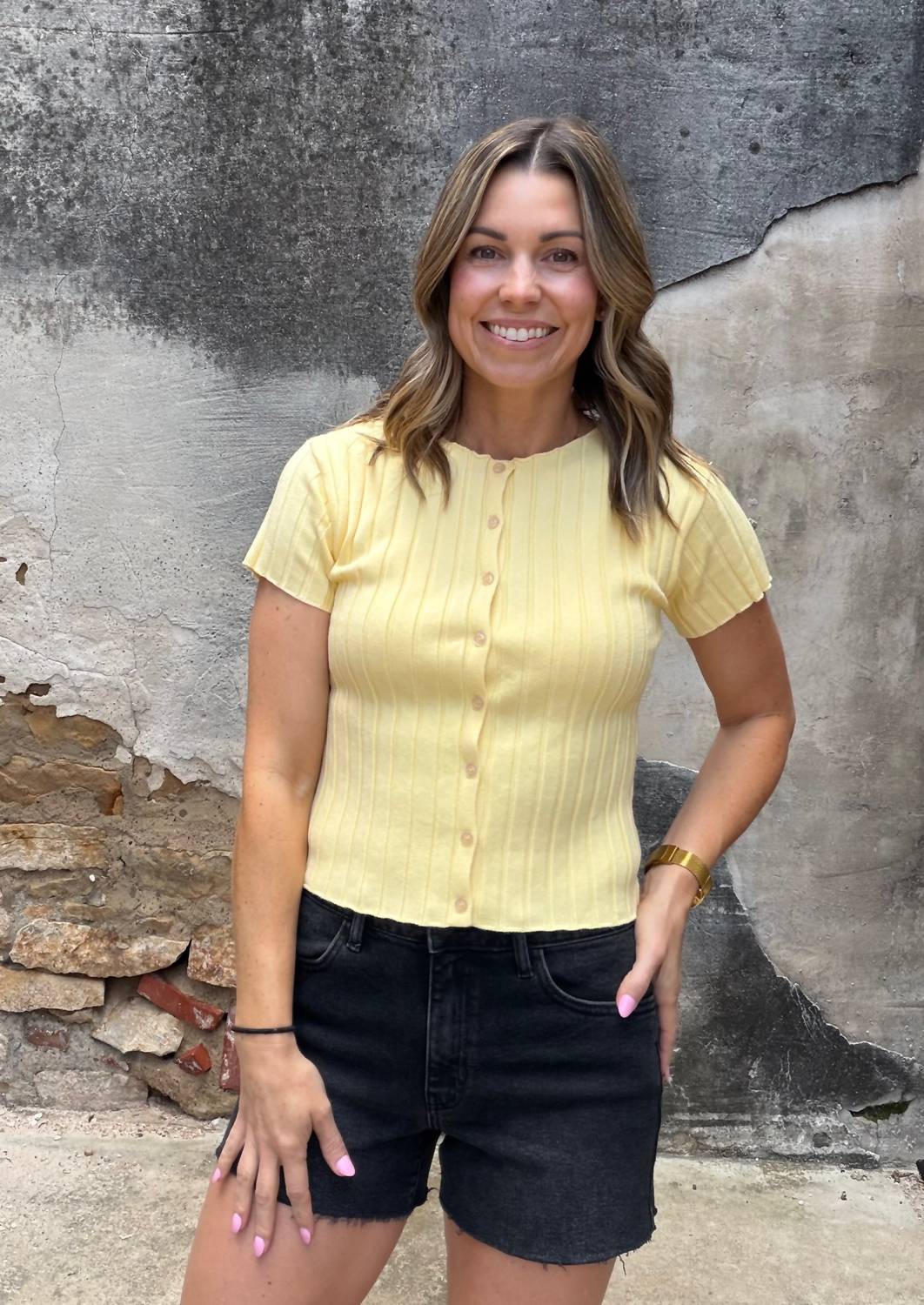 Buttermelon - Bella Short Sleeve Top