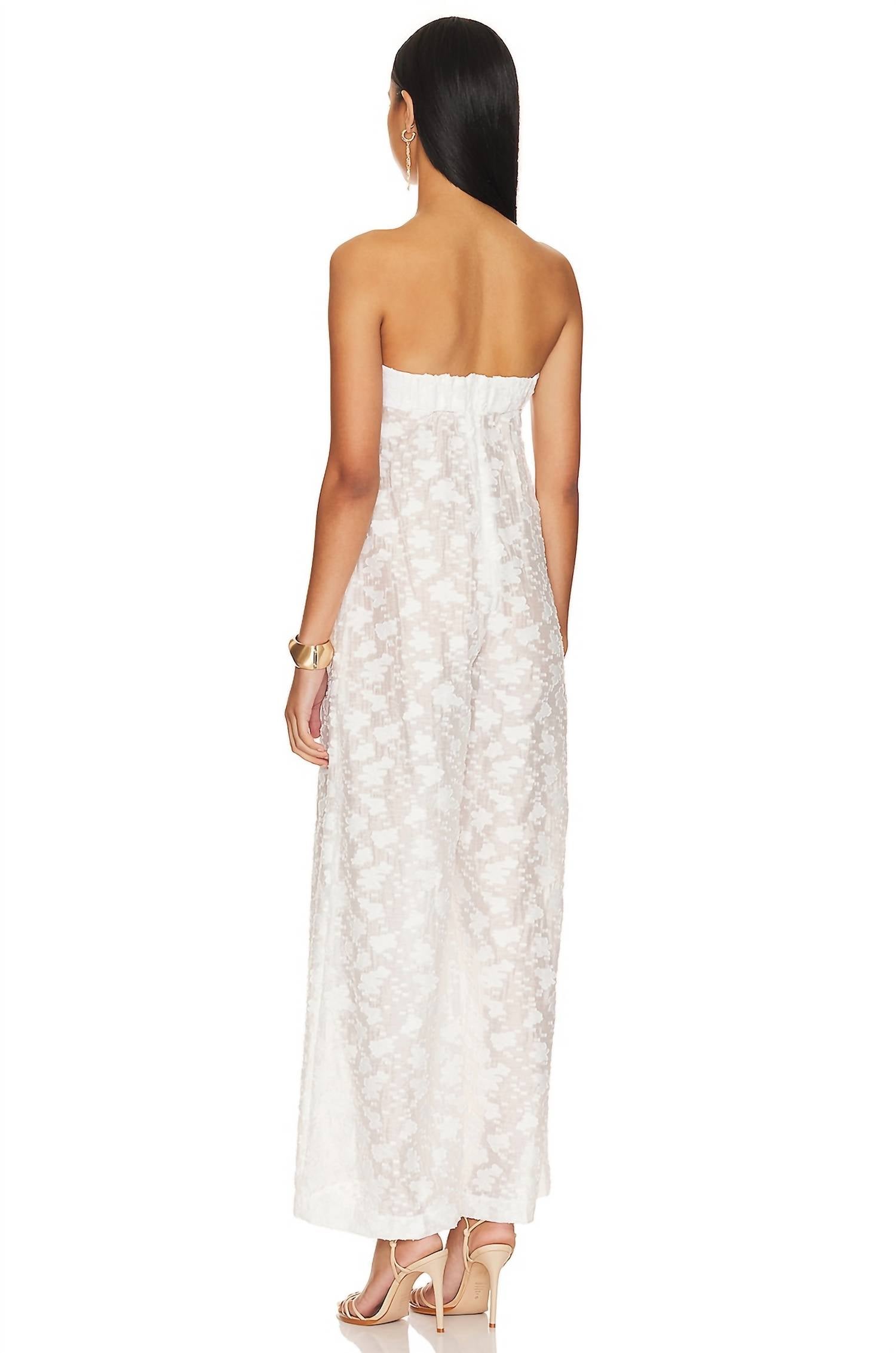Rumer - Strapless Billie Jumpsuit With Lining