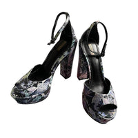 SCHUTZ Women's Ricca Platform Sandal in multicolor - women's heels - alternate view