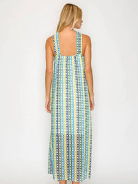 Meet Me In Santorini - Halter Midi Dress