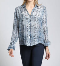 Apny - Tranquil Mixed Color Blouse