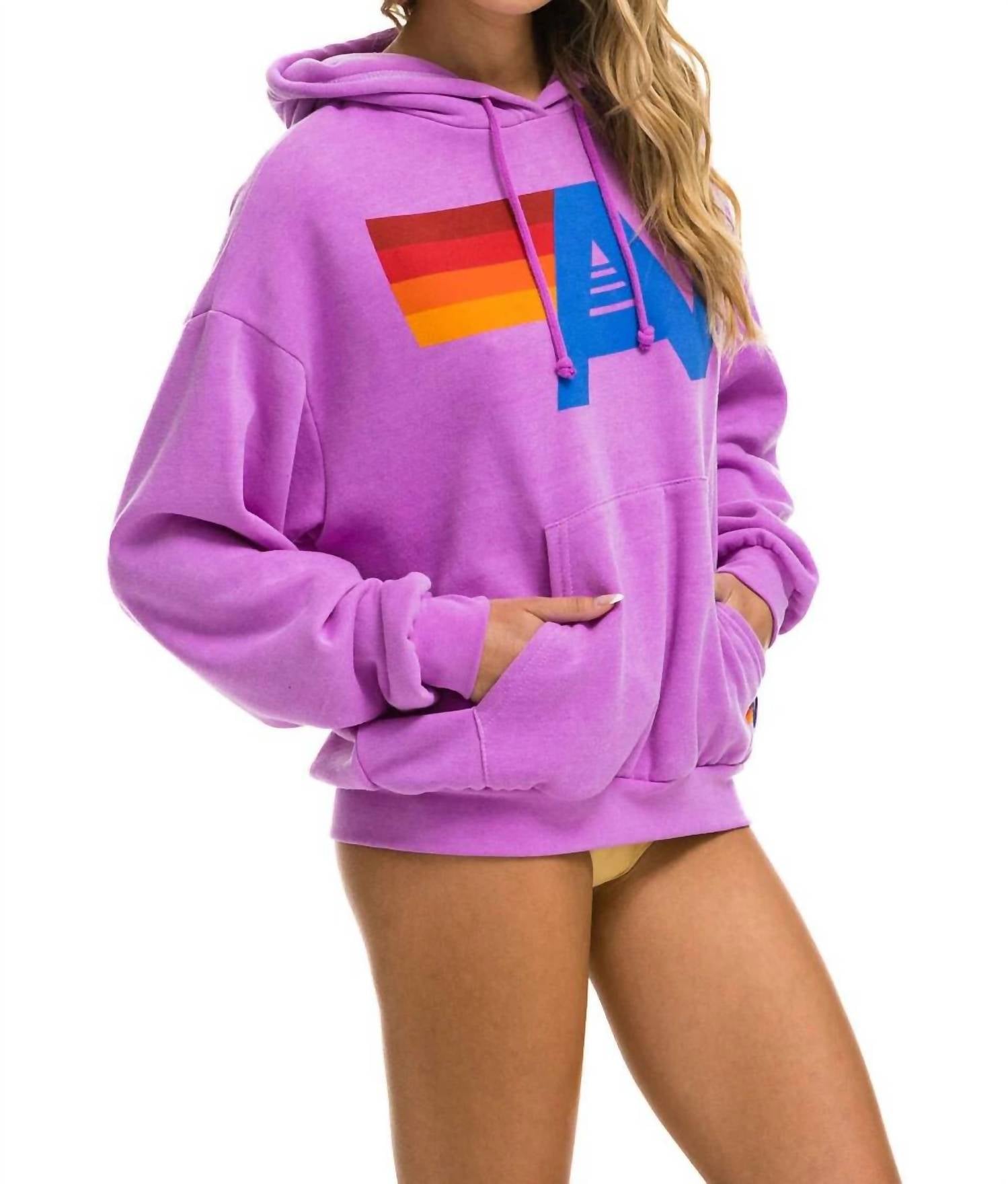 Aviator Nation - Logo Pullover Relaxed Hoodie