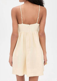Farm Rio - Coconut Tree Embroidered Mini Dress