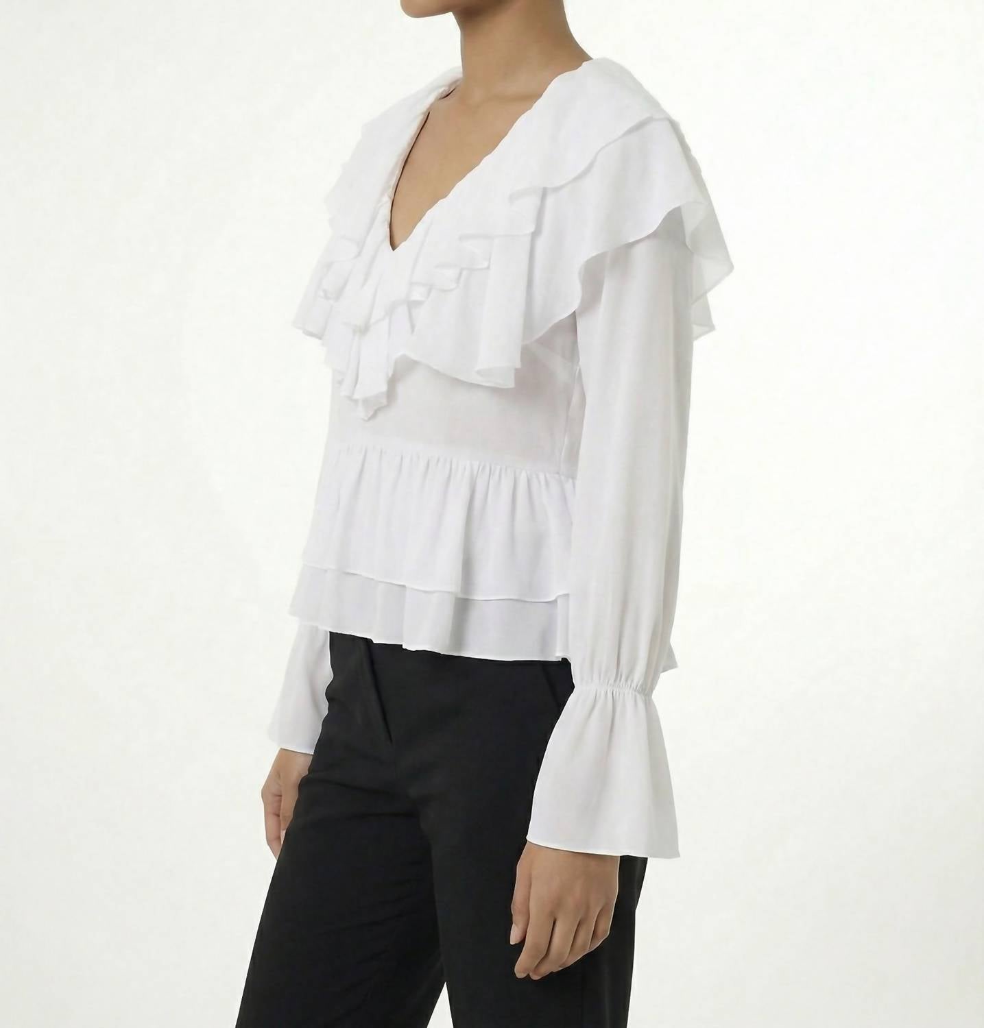 Area Stars Women's Trista Blouse in white - women's blouse - view 4