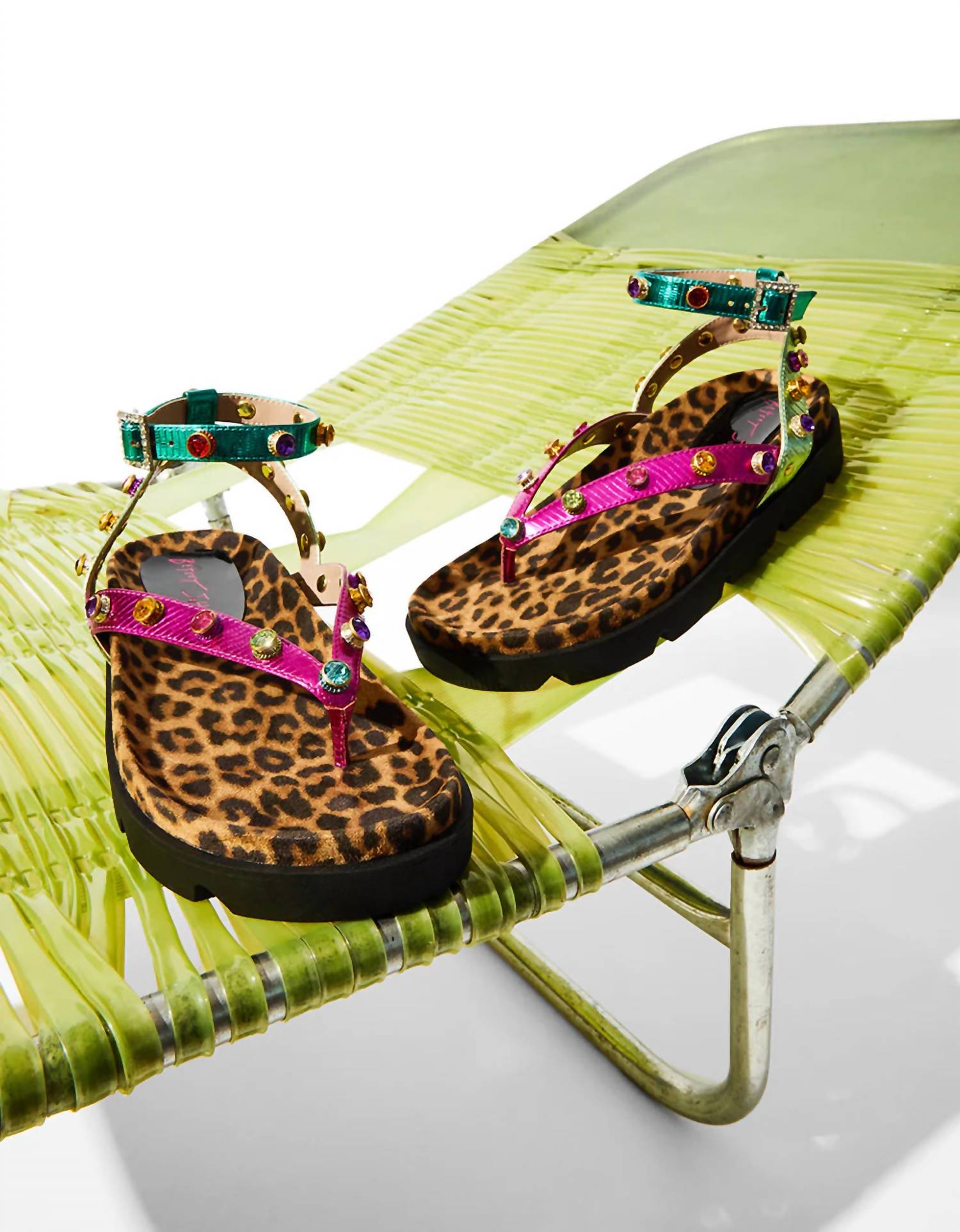 Betsey Johnson Women's Conley Metallic Sandal in multi - women's sandal