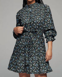 English Factory - Floral Pintuck Mini Dress