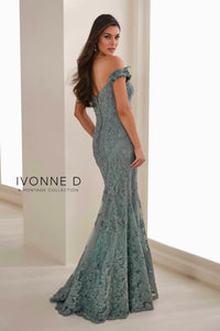 Ivonne D - Off-Shoulder Formal Gown