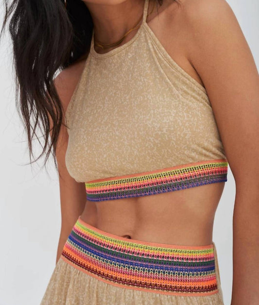 Pitusa - Halter Top And Wide Leg Pant Set