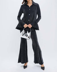 Sleeper - Cosmos Lurex Lounge Suit With Pants
