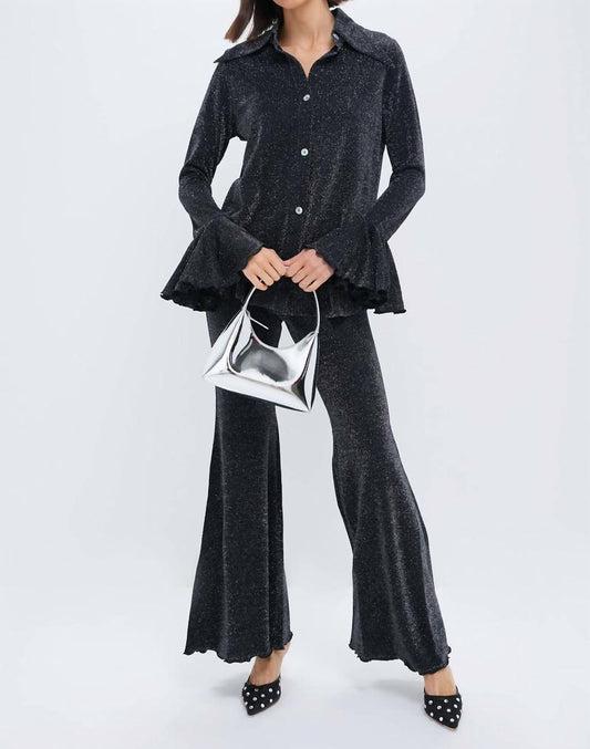 Sleeper - Cosmos Lurex Lounge Suit With Pants