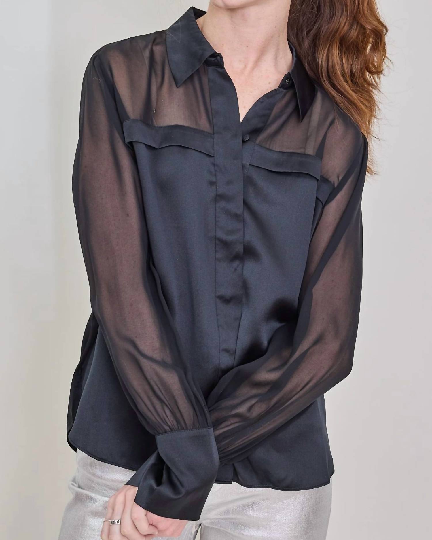 Go By Go Silk - Sheer Madness Blouse