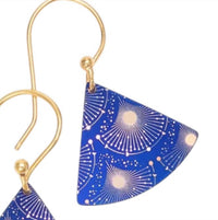 Holly Yashi Women's Halley Drop Earring in midnight blue - women's jewelry - detail view