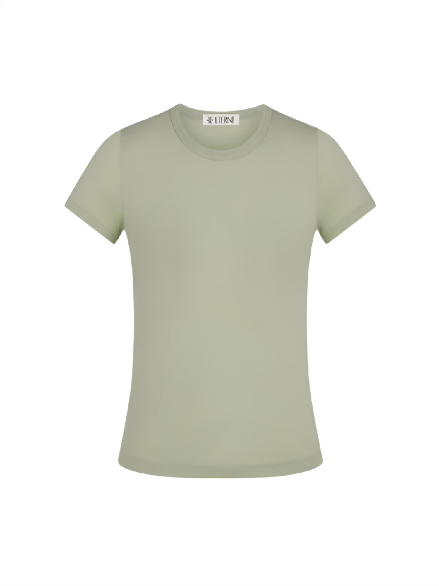 Eterne - Fitted Crewneck Short Sleeve T-shirt