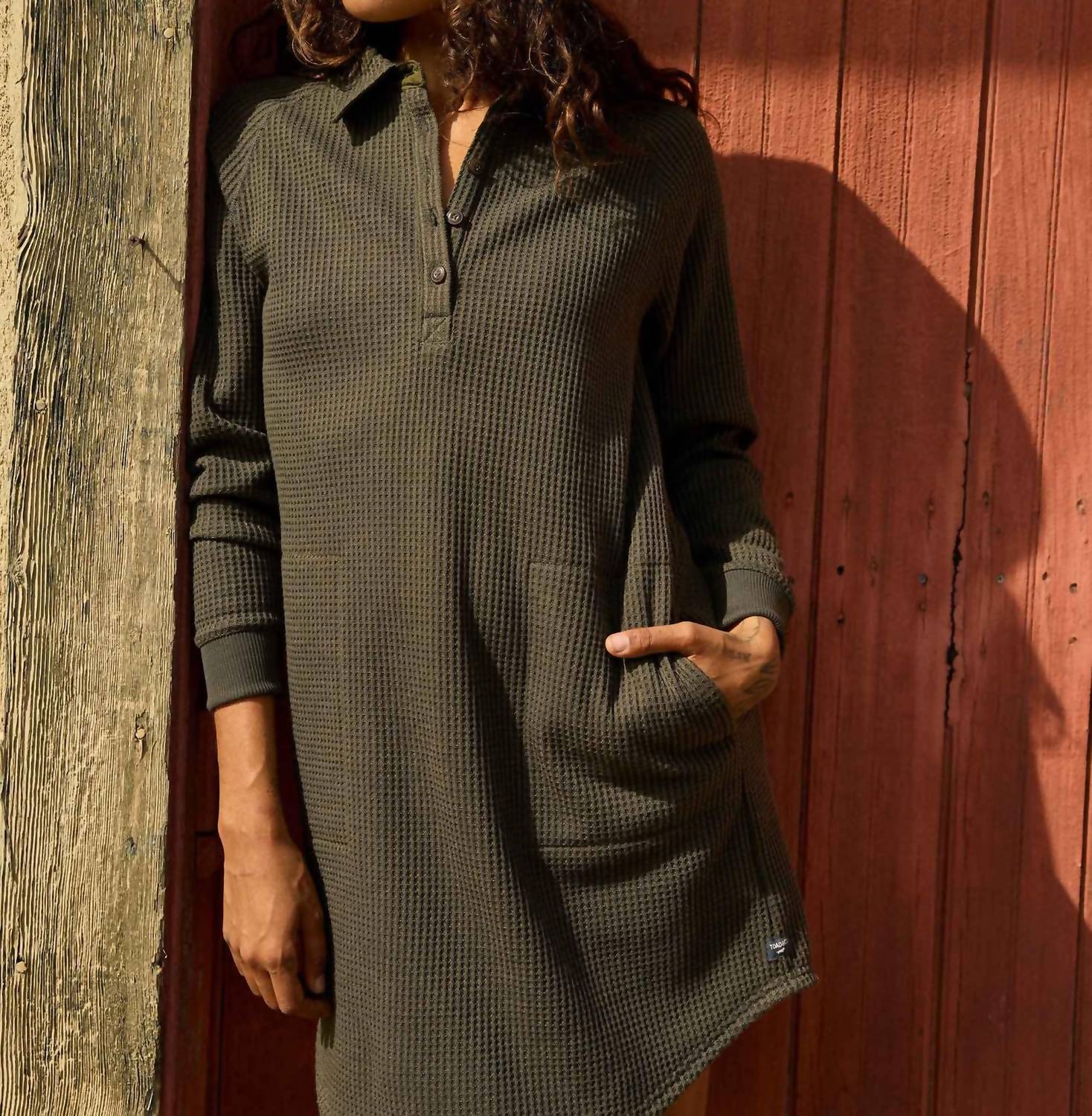 Toad&Co - Bitterroot Henley Long Sleeve Dress
