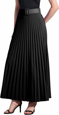 Geegee - Pleated Chiffon Maxi Skirt