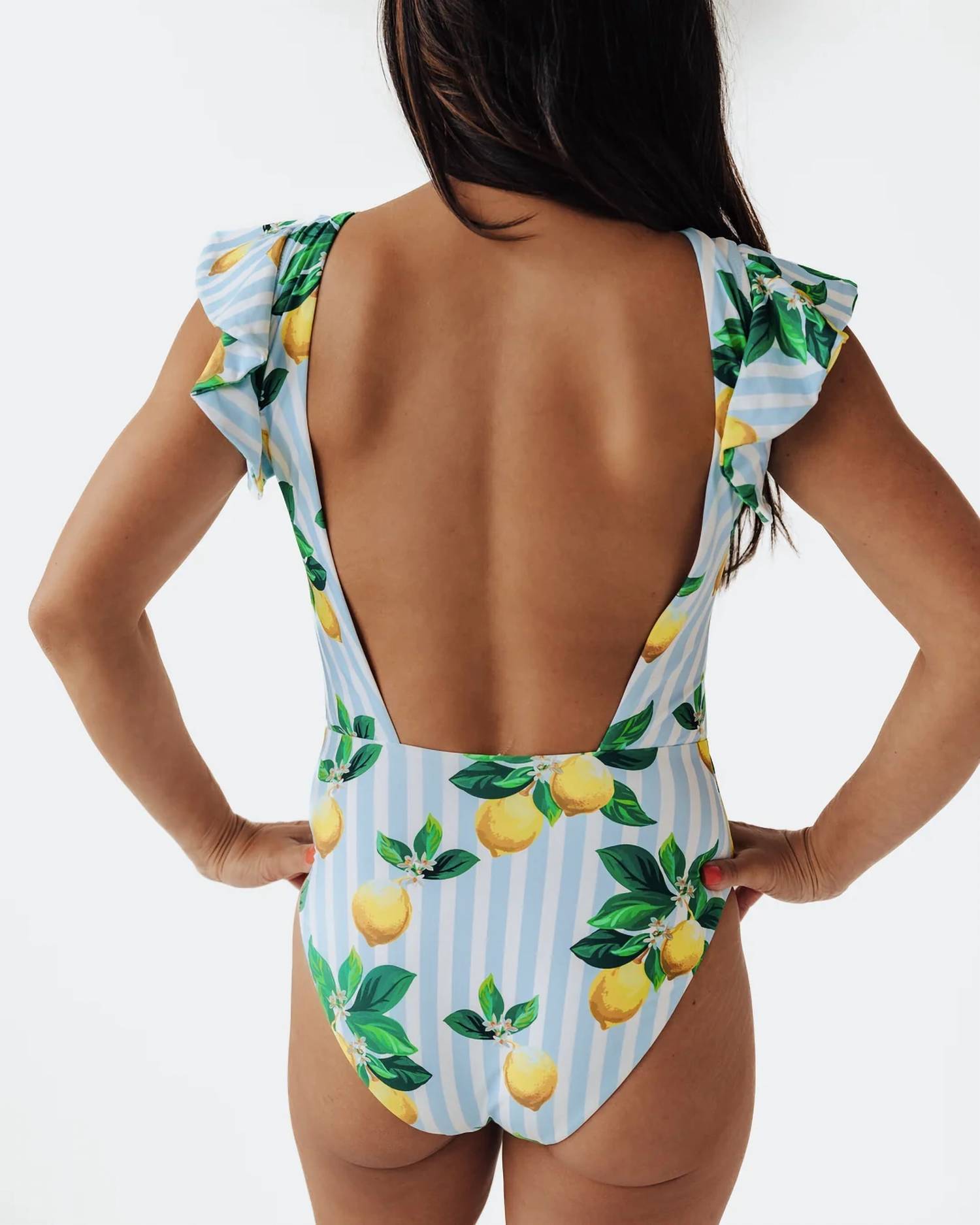 Tommy Bahama - Amalfi Coast Lemon Cheeky Ruffle One Piece Suit