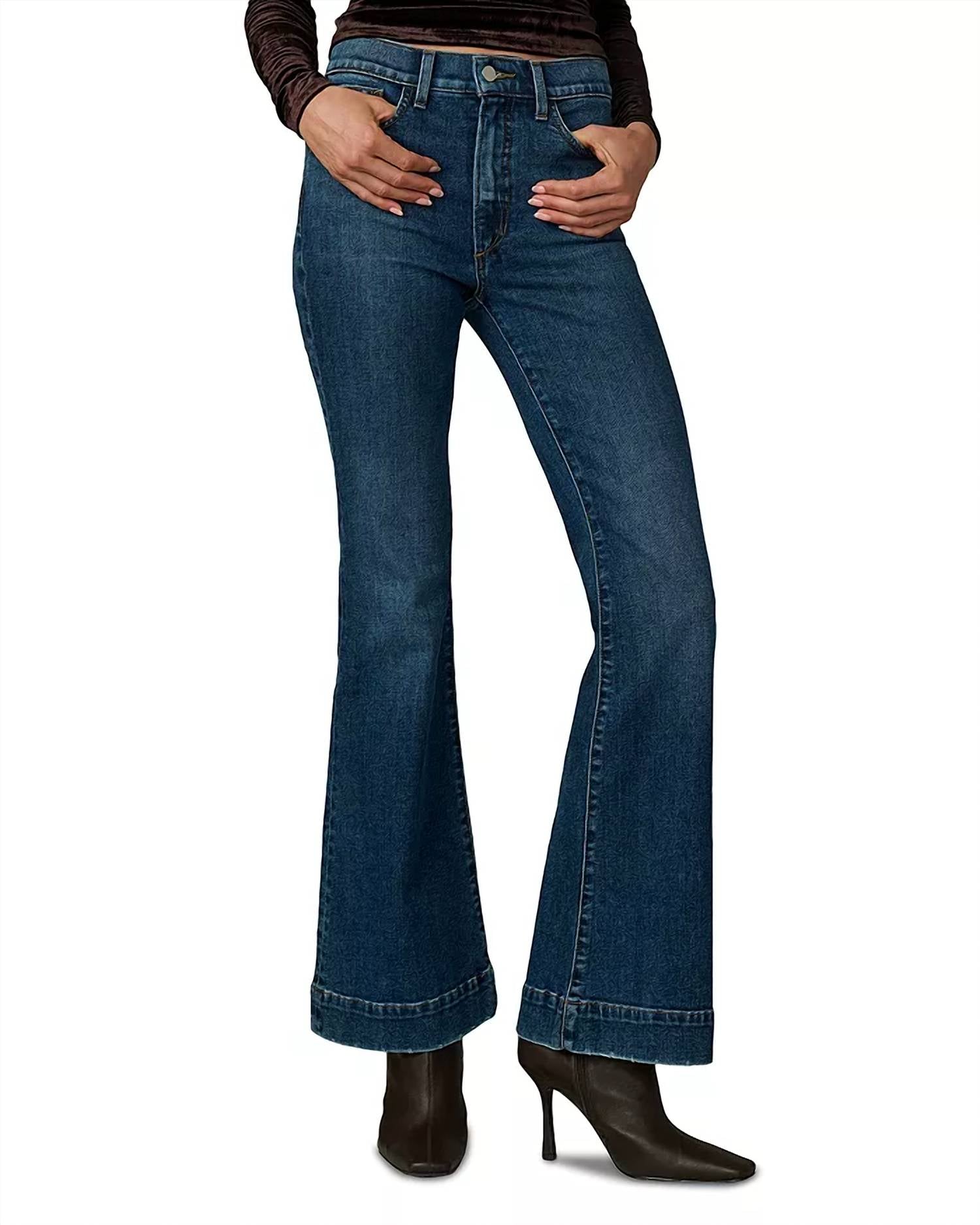 Joe's Jeans Molly High Rise Flare Leg Jeans in regalia - women's jeans