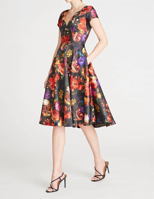 Theia - Women's Leilani Midi Dress