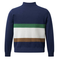 Rachel Riley - Kid's Stripe Half-zip Sweater