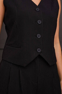 Tribal - Stripe Lined Vest