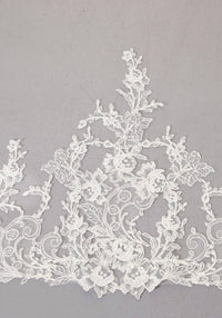 Morilee - Edged With Lace Cathedral Length Wedding Veil