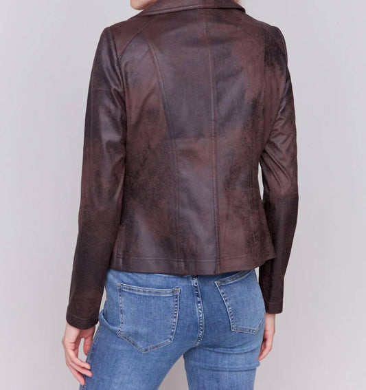 Charlie B - Vegan Leather Moto Jacket