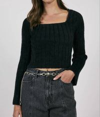 Sage The Label - Camille Square Neck Sweater