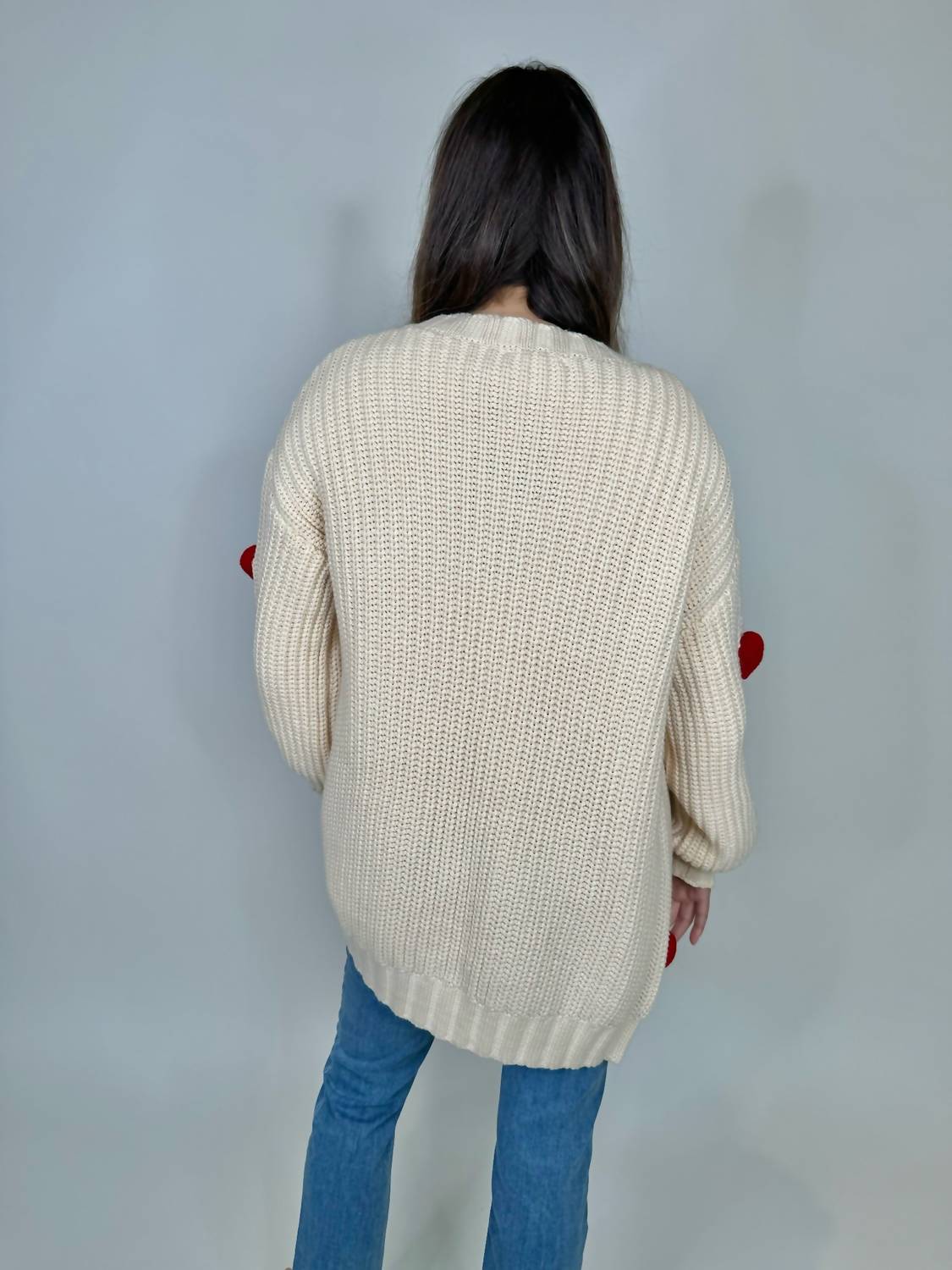 Aaron & Amber - 3d Heart Cardigan