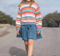 Feather 4 Arrow - Girls Dreamer Stripe Knit Top
