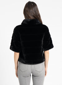 Love Token - Lester Faux Fur Shrug