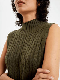 French Connection - Cable Sleeveless Jumper