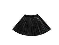 The New Class - Girl's Megan Faux Polyurethane Pleated Skirt