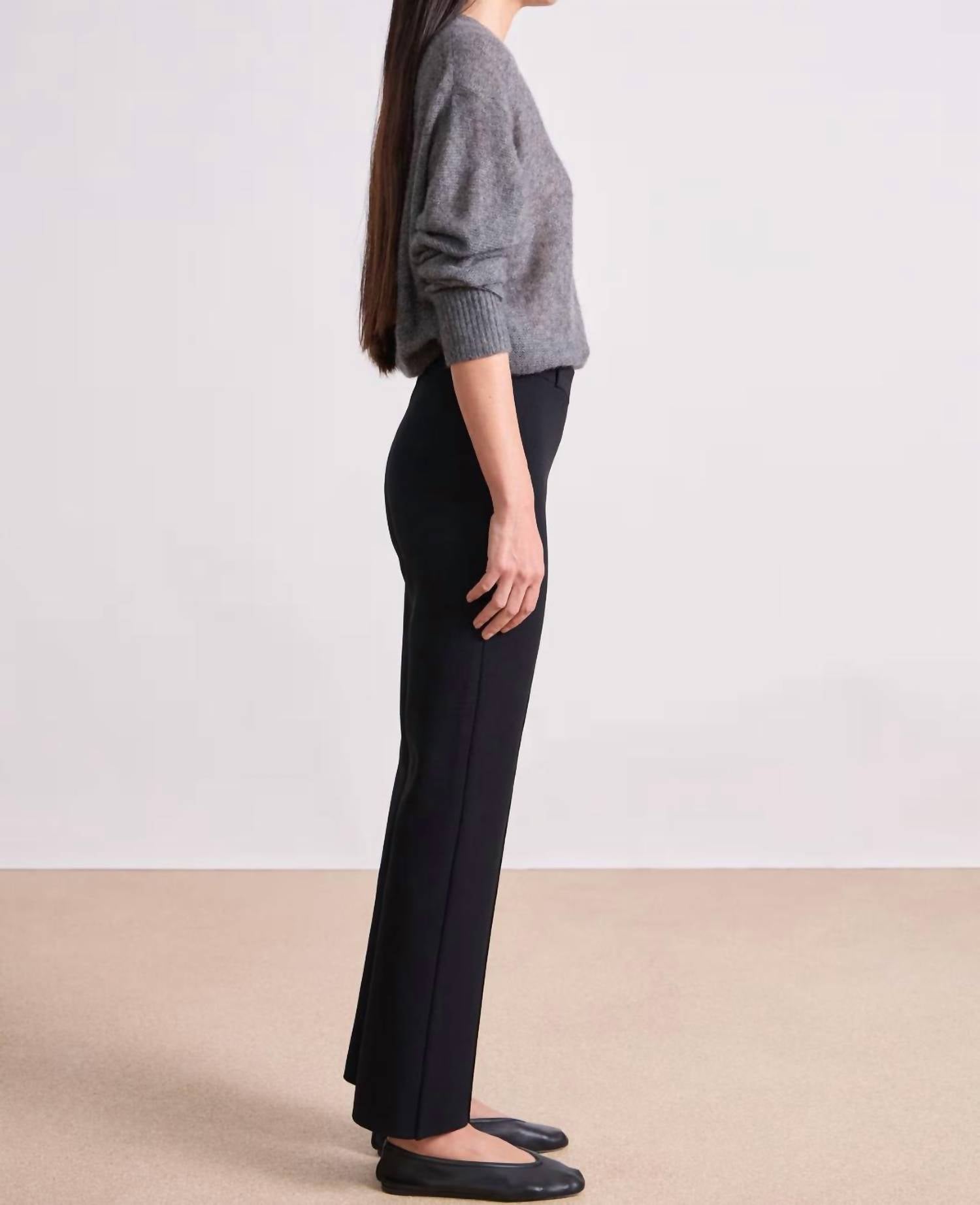 Apiece Apart - Straight Pull On Zipper Pant
