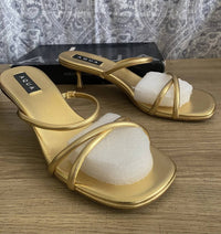 Aqua - Women's Jamie Slip On Strappy High Heel Sandals