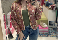 Simply Southern - Reversible Floral Jacket