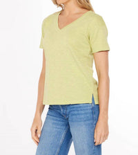 Mododoc - Short Sleeve Boxy V-neck Tee