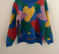 Compania Fantastica Cupid Knitted Jumper in blue - kids' sweater - alternate view