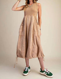 Easel - Cargo Maxi Dress