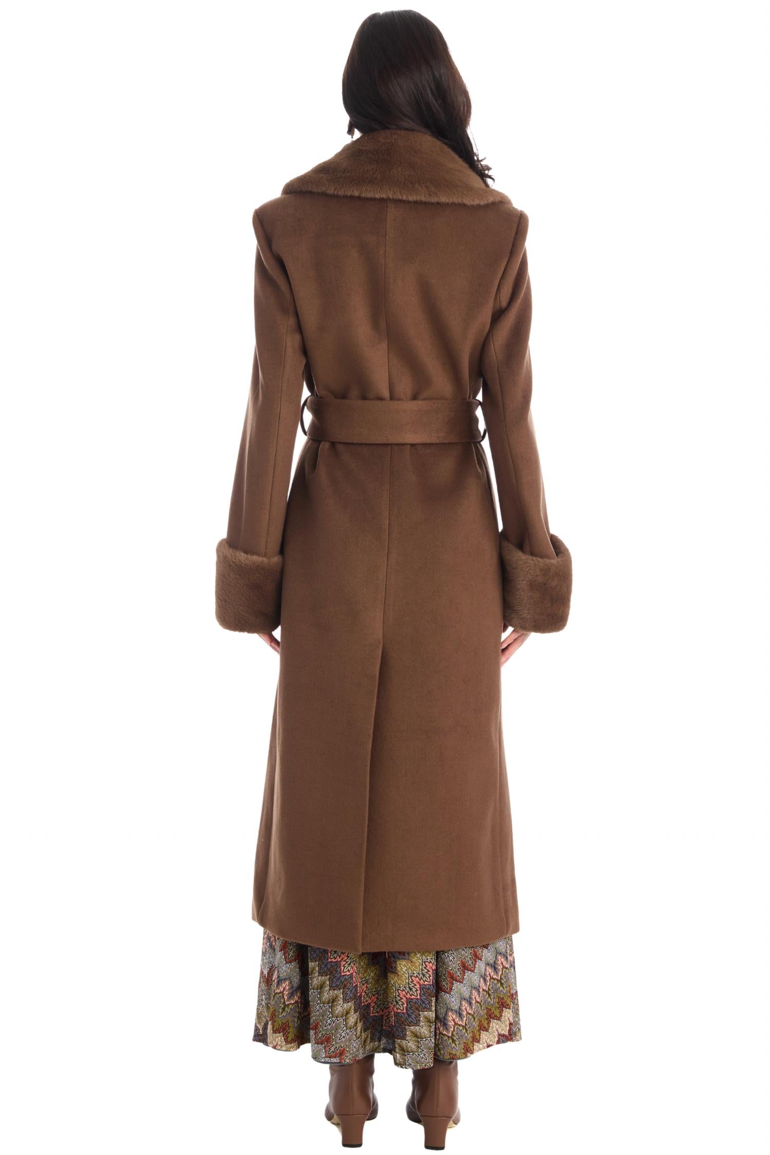 ALLISON NEW YORK Valencia Coat in mocha - women's jacket - view 8