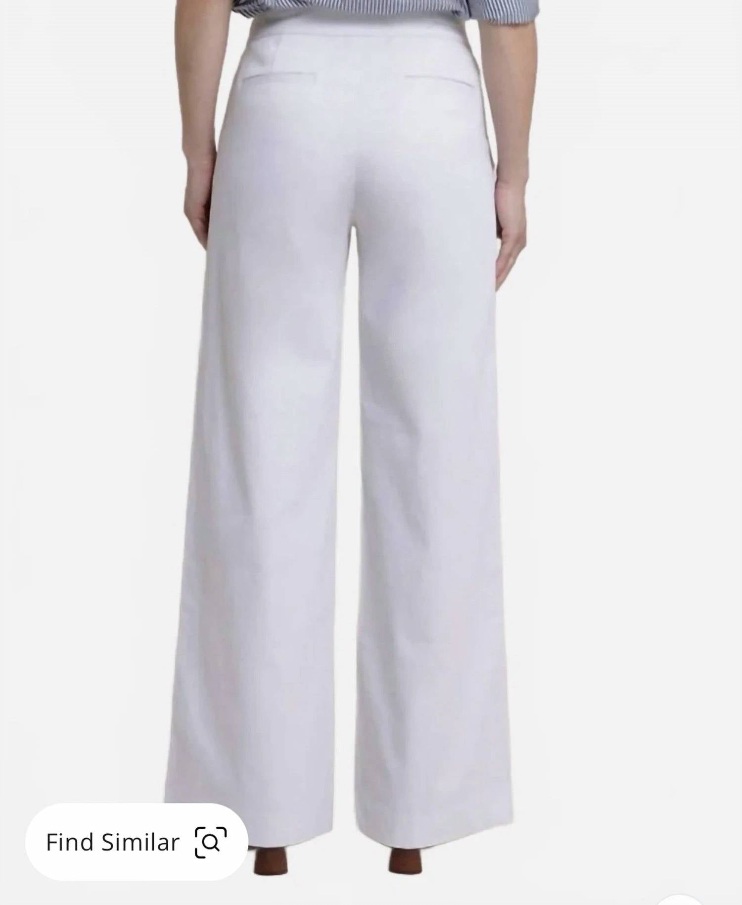 SOUTHERN TIDE Thalia Sailor Pant in classic white - women's pants - alternate view