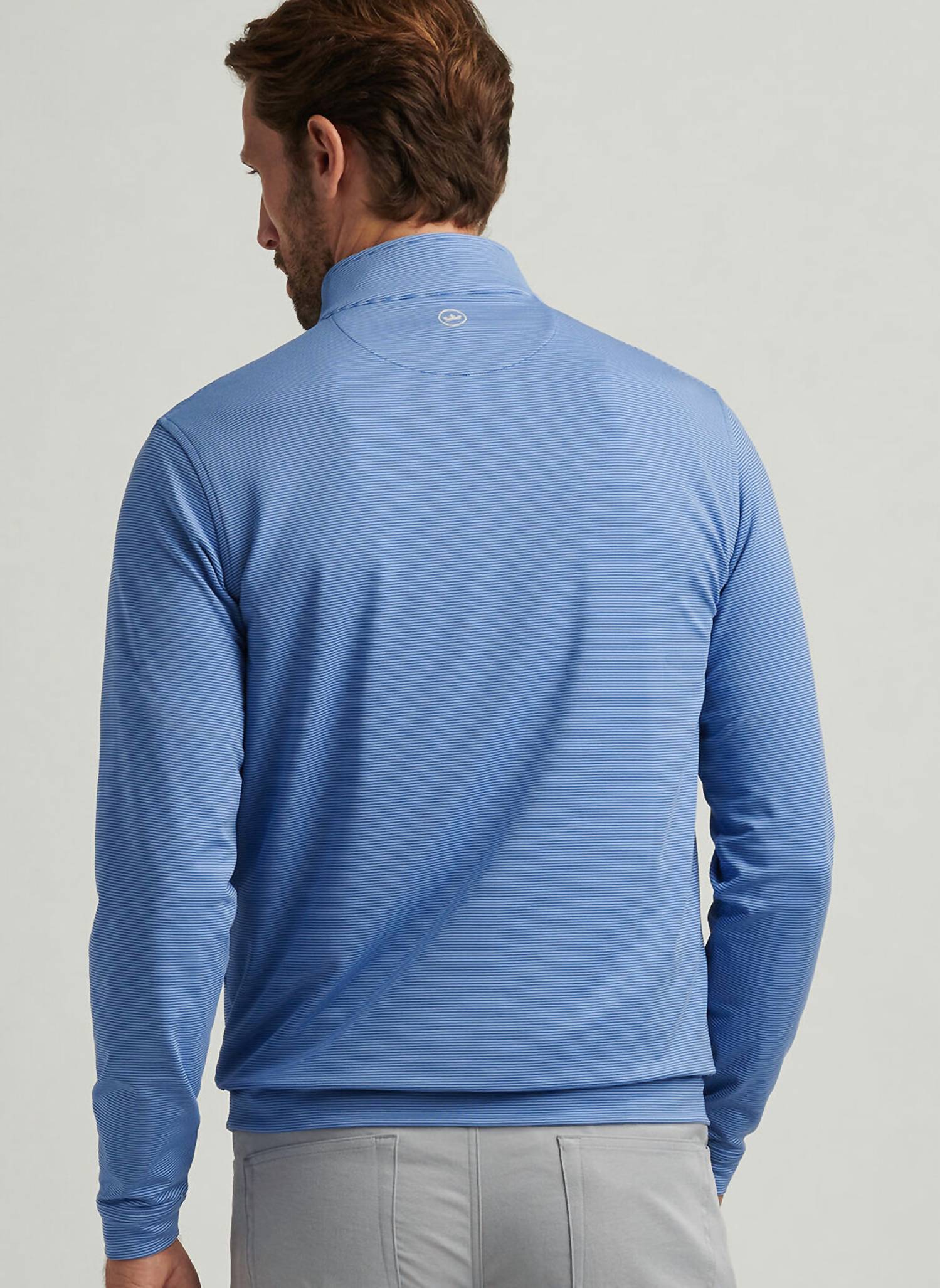 Peter Millar - Perth Sugar Stripe Performance Quarter Zip