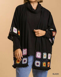 Umgee - Crochet Patchwork Squares Kimono