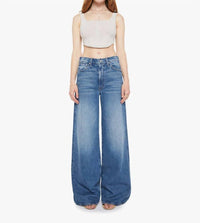 Mother Ditcher Roller Zip Sneak Jeans in remember when - women's jeans