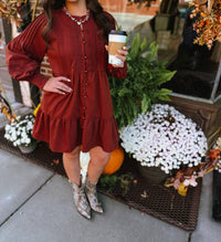 Entro - Honey Brick Mini Dress