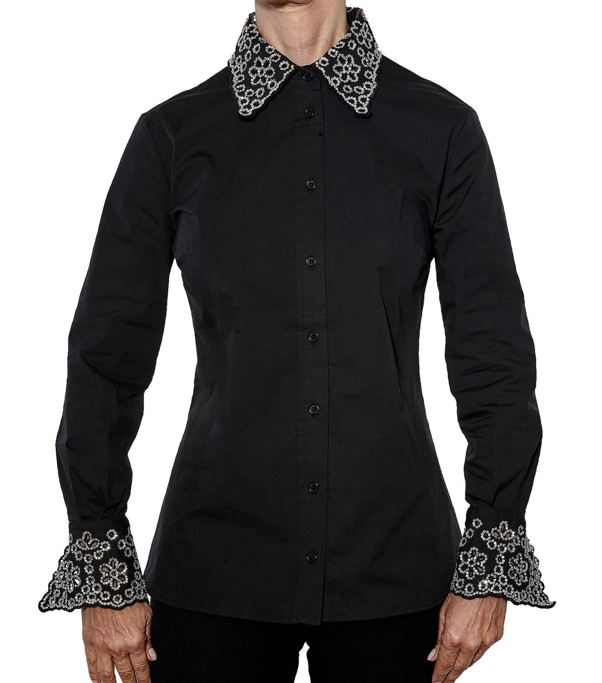 Jodi Rose - Crystal Flowers Blouse