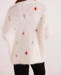 Minkpink - Rosalie Motif Knit Cardigan