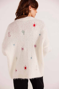 Minkpink - Rosalie Motif Knit Cardigan
