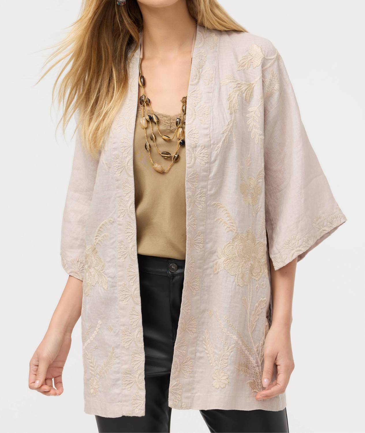 Johnny Was - LARA LINEN KIMONO