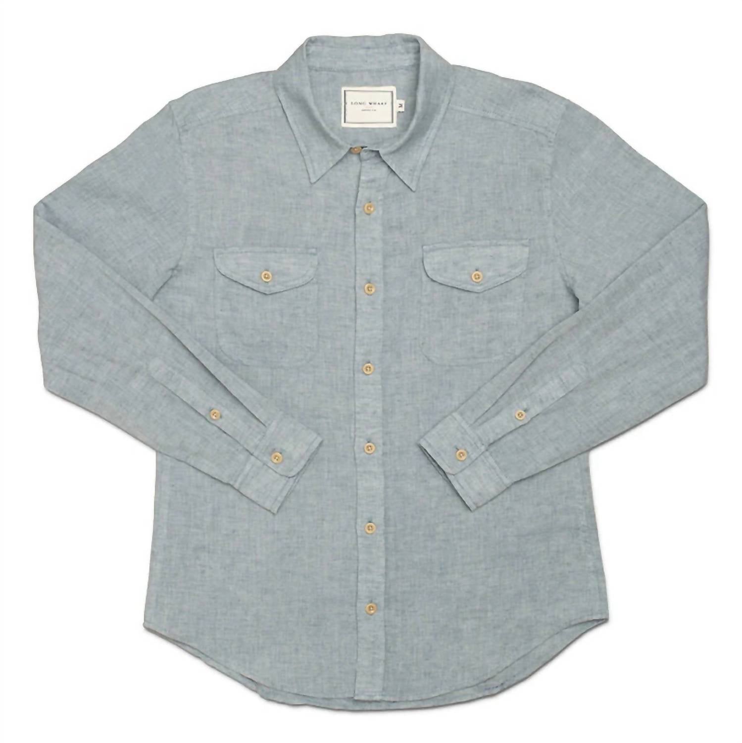 Long Wharf Supply Co. - Men's Seawell Linen Work Shirt