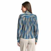Apny - Ruffle Half Placket Blouse